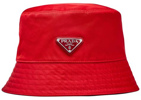 prada red cap|Prada bucket hats.